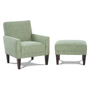 accent chair and ottoman set cute accent chair with tapered wooden legs and ottoman set