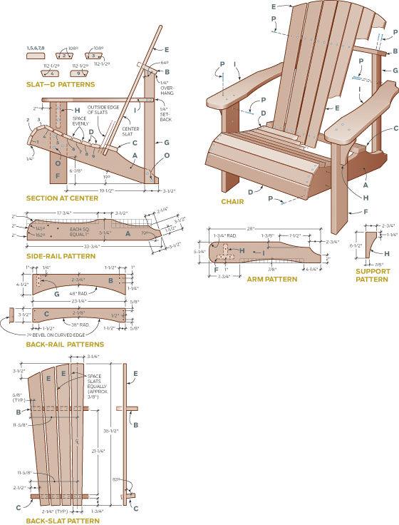 adirondack chair plans pdf