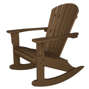 adirondack rocking chair polywood seashell adirondack rocking chair