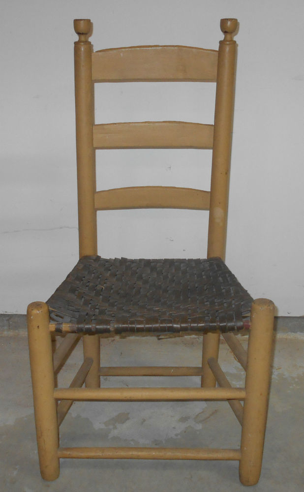antique ladderback chair