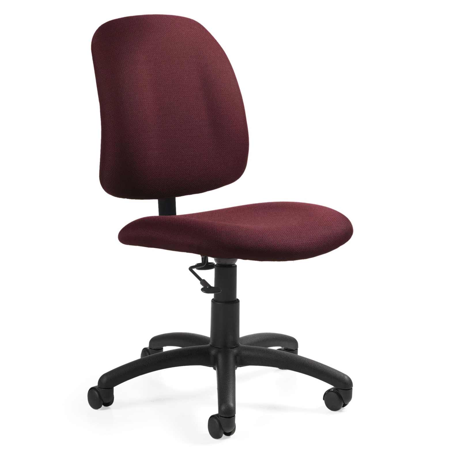 armless desk chair