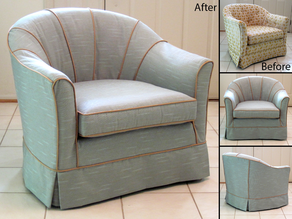 barrel chair slipcover barrel chair slipcovers before and after