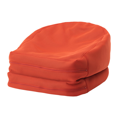 bean bag chair ikea bussan beanbag in outdoor orange pe s