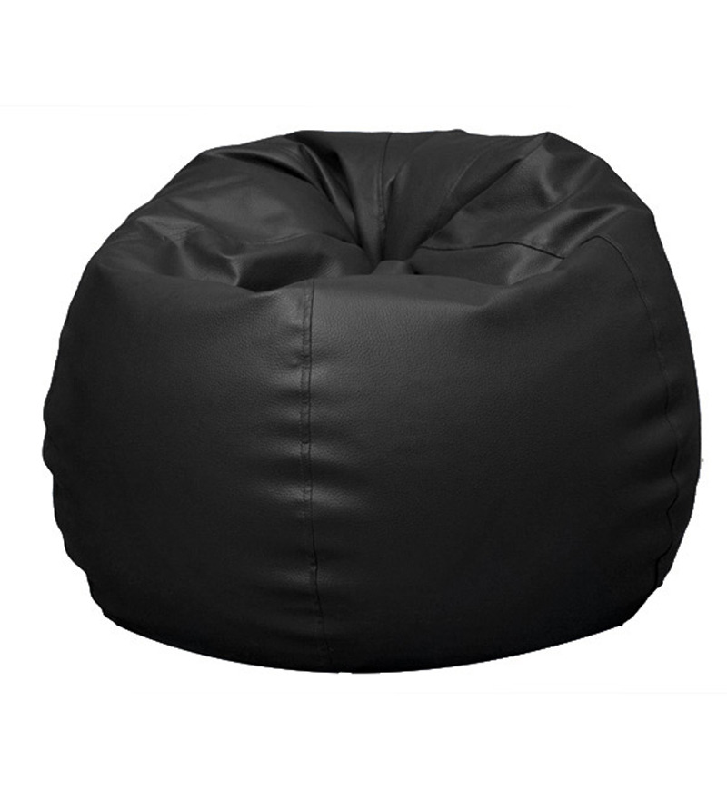 black bean bag chair