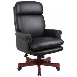 black leather office chair boss b black leather office chair