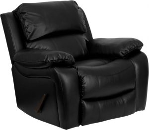 black leather recliner chair traditional rocking chairs