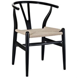 black wishbone chair black wishbone chair