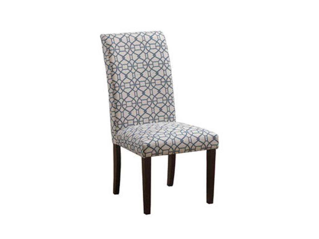 blue parson chair