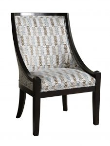 blue patterned chair powell brown blue patterned high back accent chair