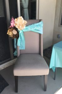 bridal shower chair giant paper flowers baby shower chair decorations wedding chair decor