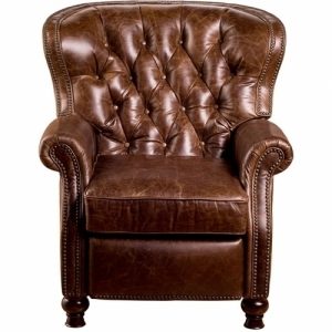 brown leather recliner chair cambridge brown leather recliner club chair