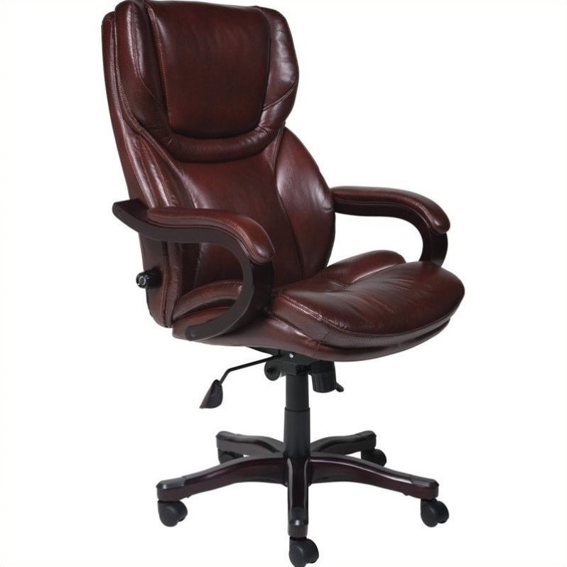 brown office chair l