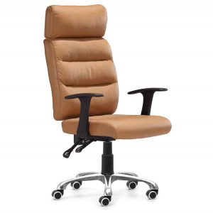 brown office chair high back brown leather office chair