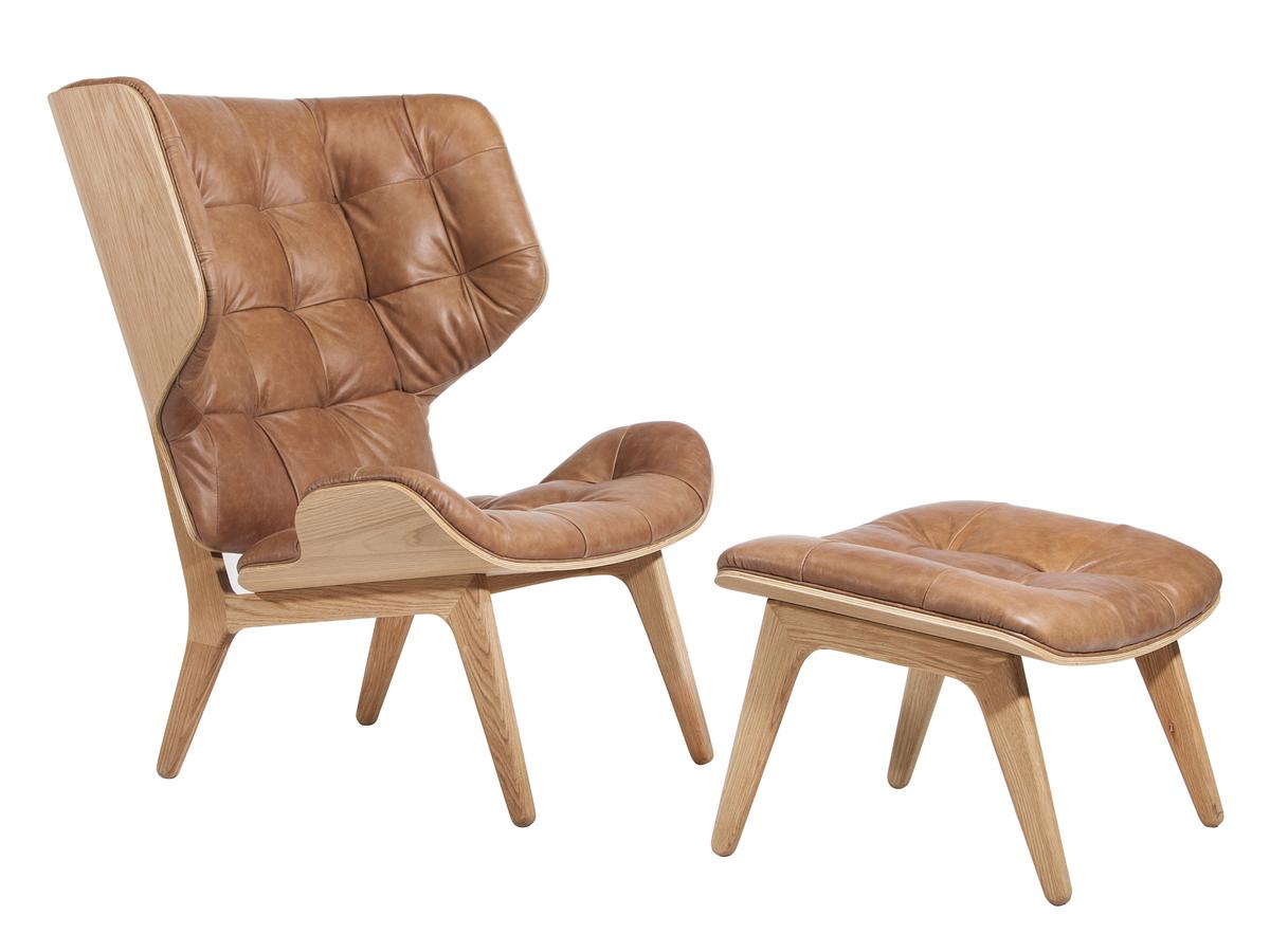 camel leather chair