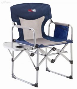 camping chair with side table gc