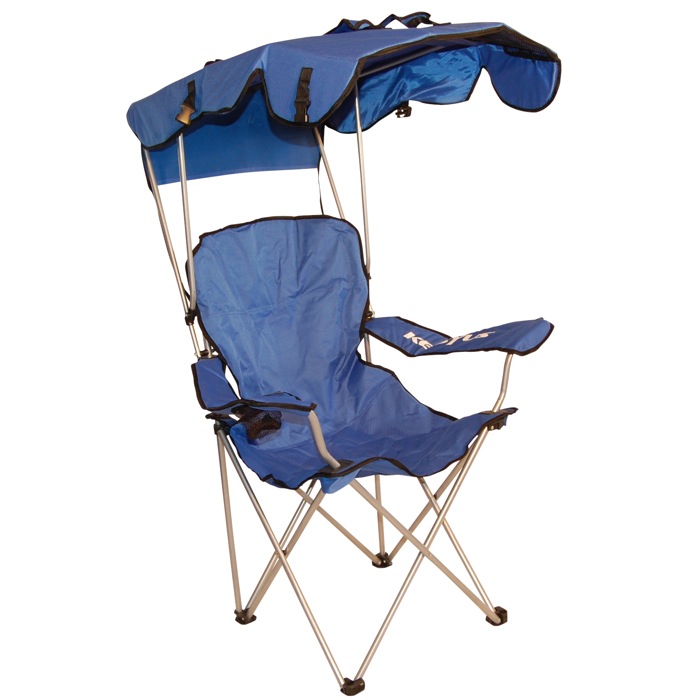 canopied beach chair