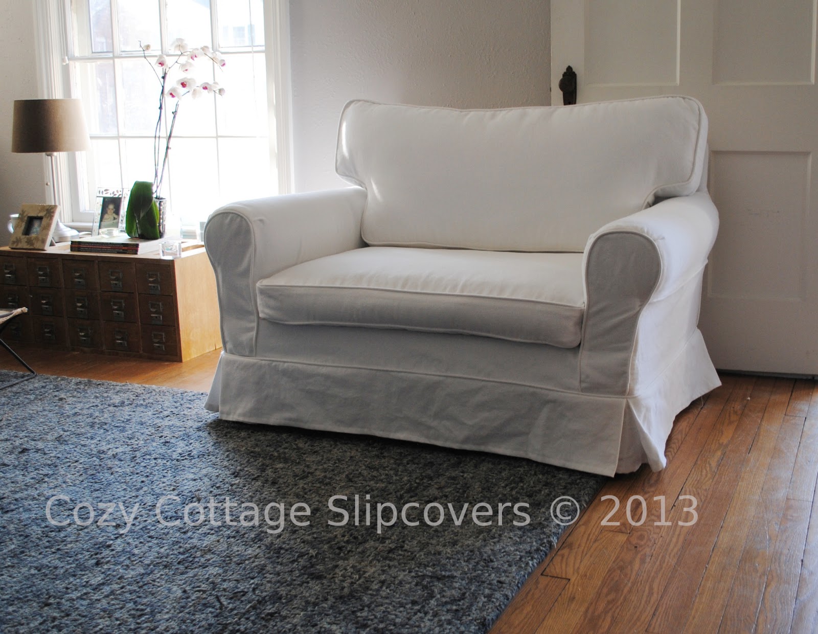 chair and a half slipcover