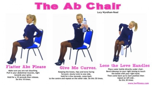 chair exercises for abdominals