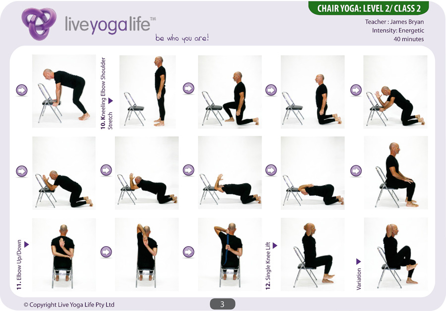 chair yoga poses for seniors