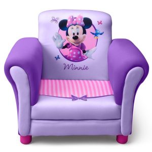 child lounge chair delta minnie mouse purple upholstered childrens chair bc a c a bcdb