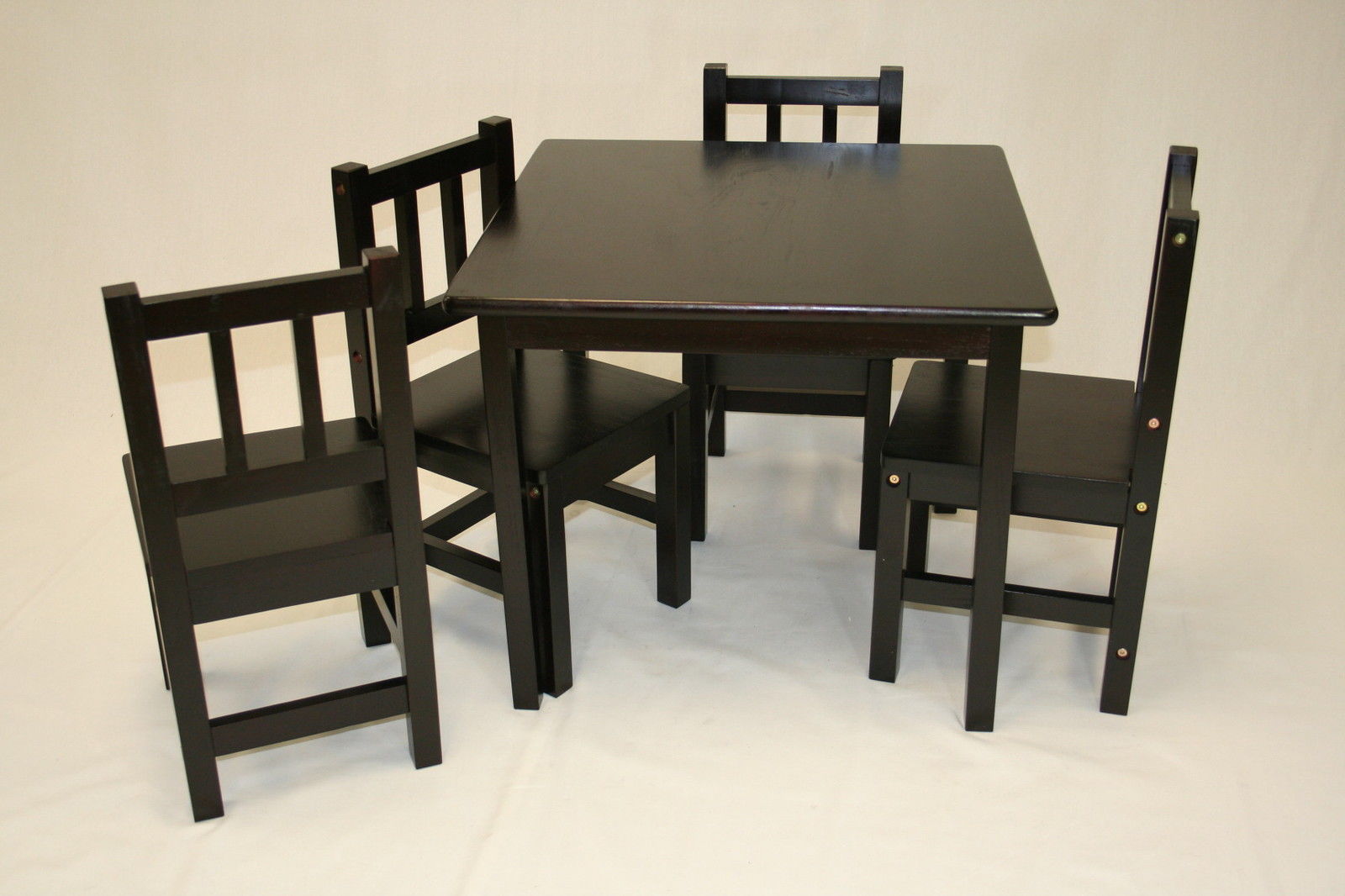 child wood table and chair set
