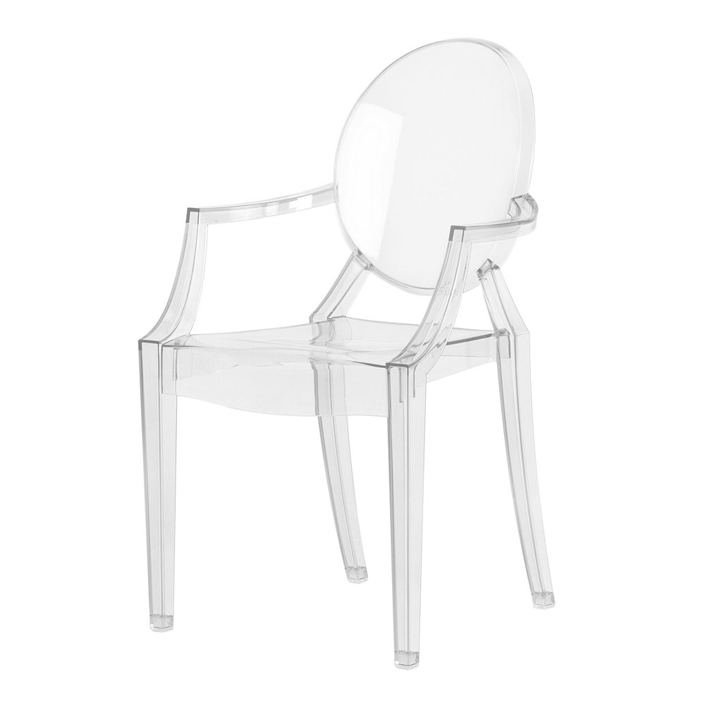 clear plastic chair