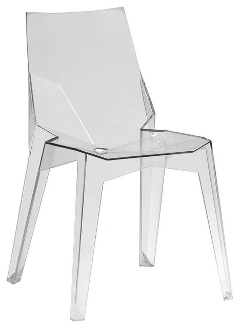 clear plastic chair modern dining chairs