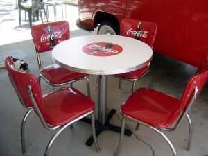 coca cola table and chair abfd z