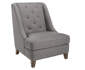 dining chair modern sr button tufted grey arm chair