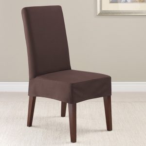 dining chair slipcovers twillsupreme coffee short dining chair