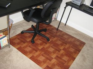 diy chair mat