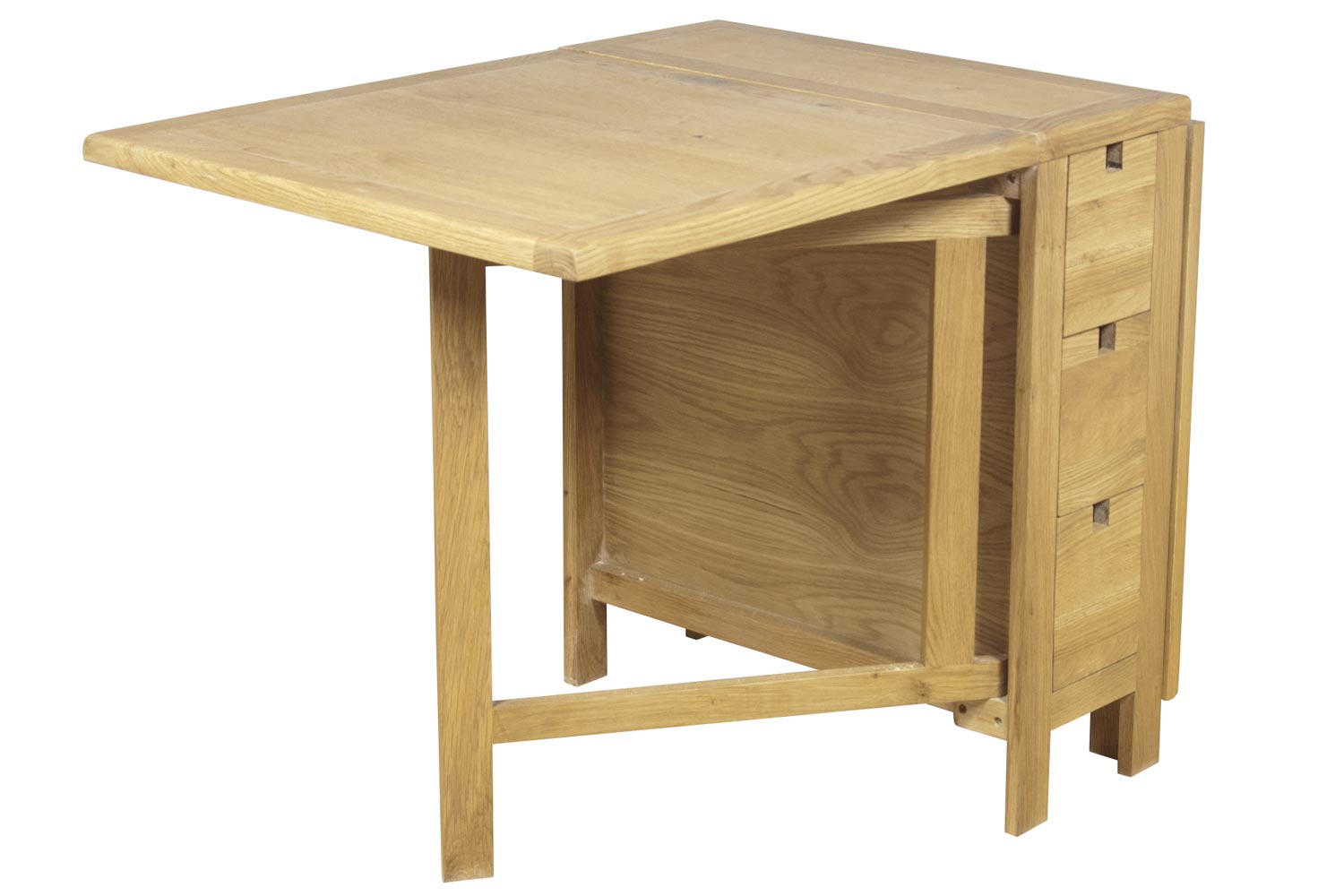 drop leaf table with chair storage