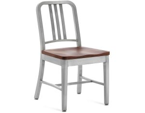 emeco navy chair emeco navy side chair wood seat