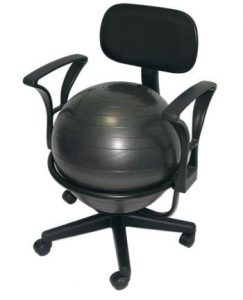 exercise ball office chair aeromat deluxe fitness ball chair