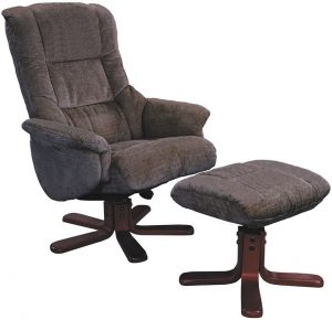 fabric recliner chair gfa shangri la mink fabric swivel recliner chair