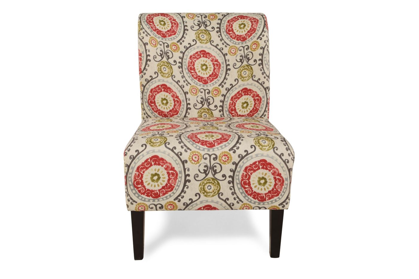 floral accent chair
