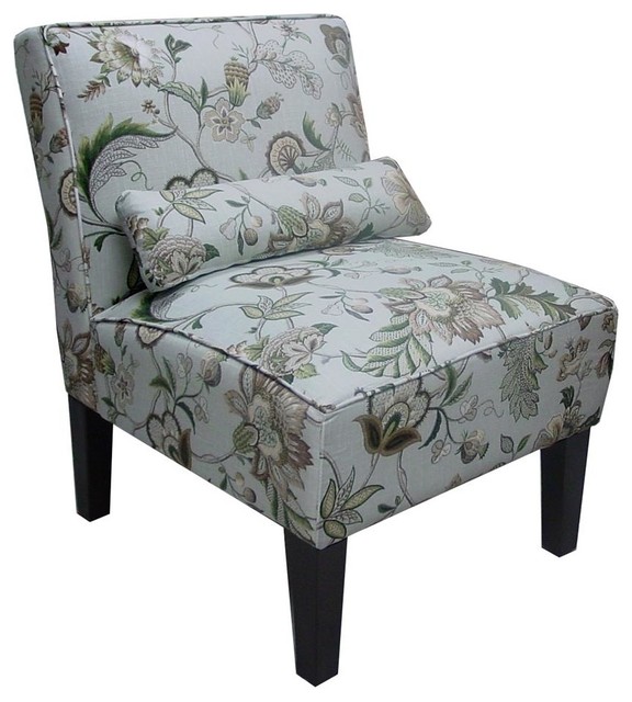 floral accent chair traditional armchairs and accent chairs