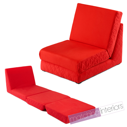 folding bed chair zfs mg red