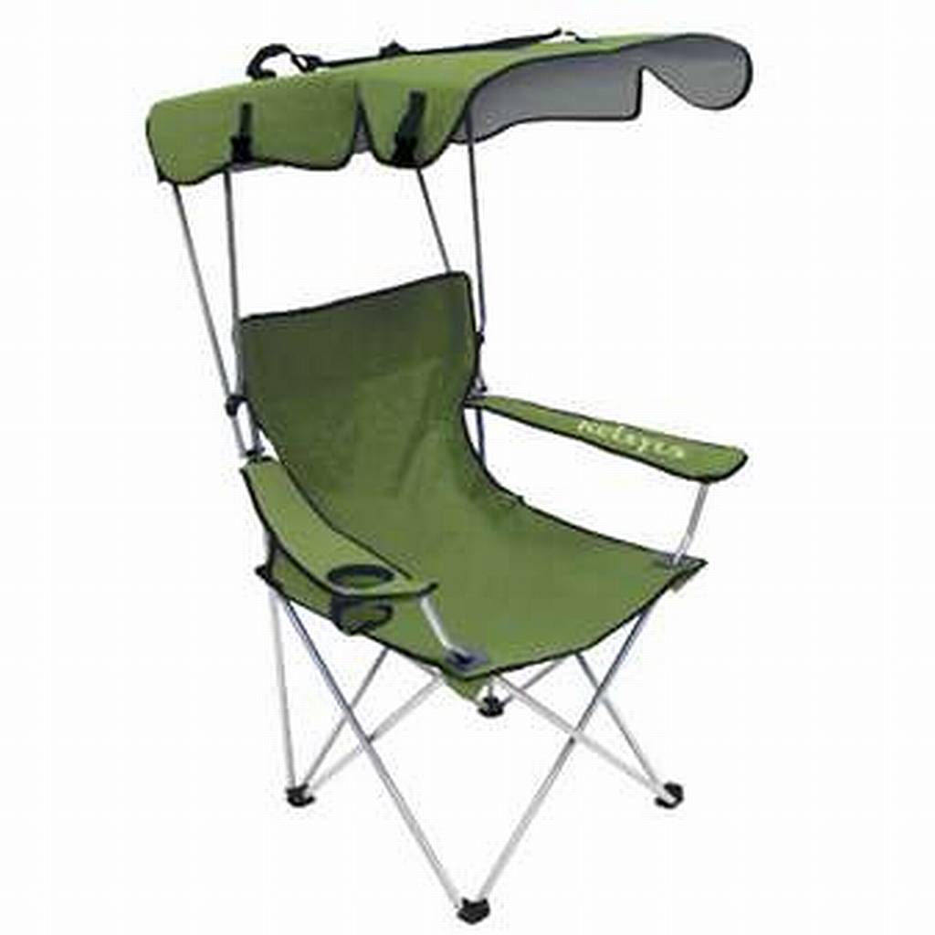 folding chair with canopy