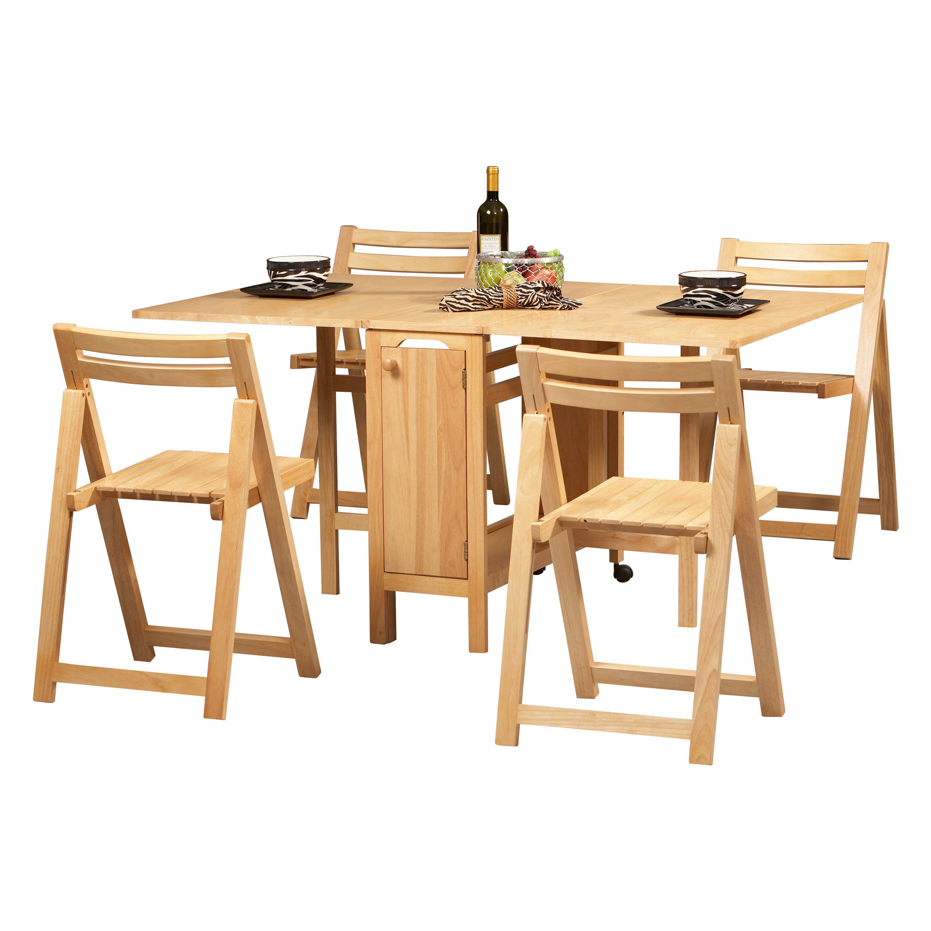 folding dining table and chair
