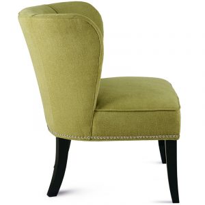 green accent chair milo chair grass green