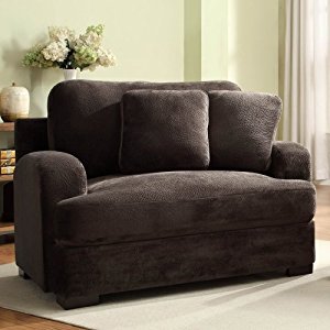 grey oversized chair