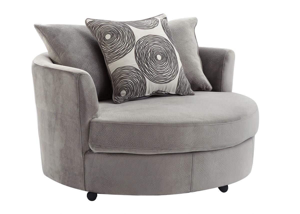 grey swivel chair