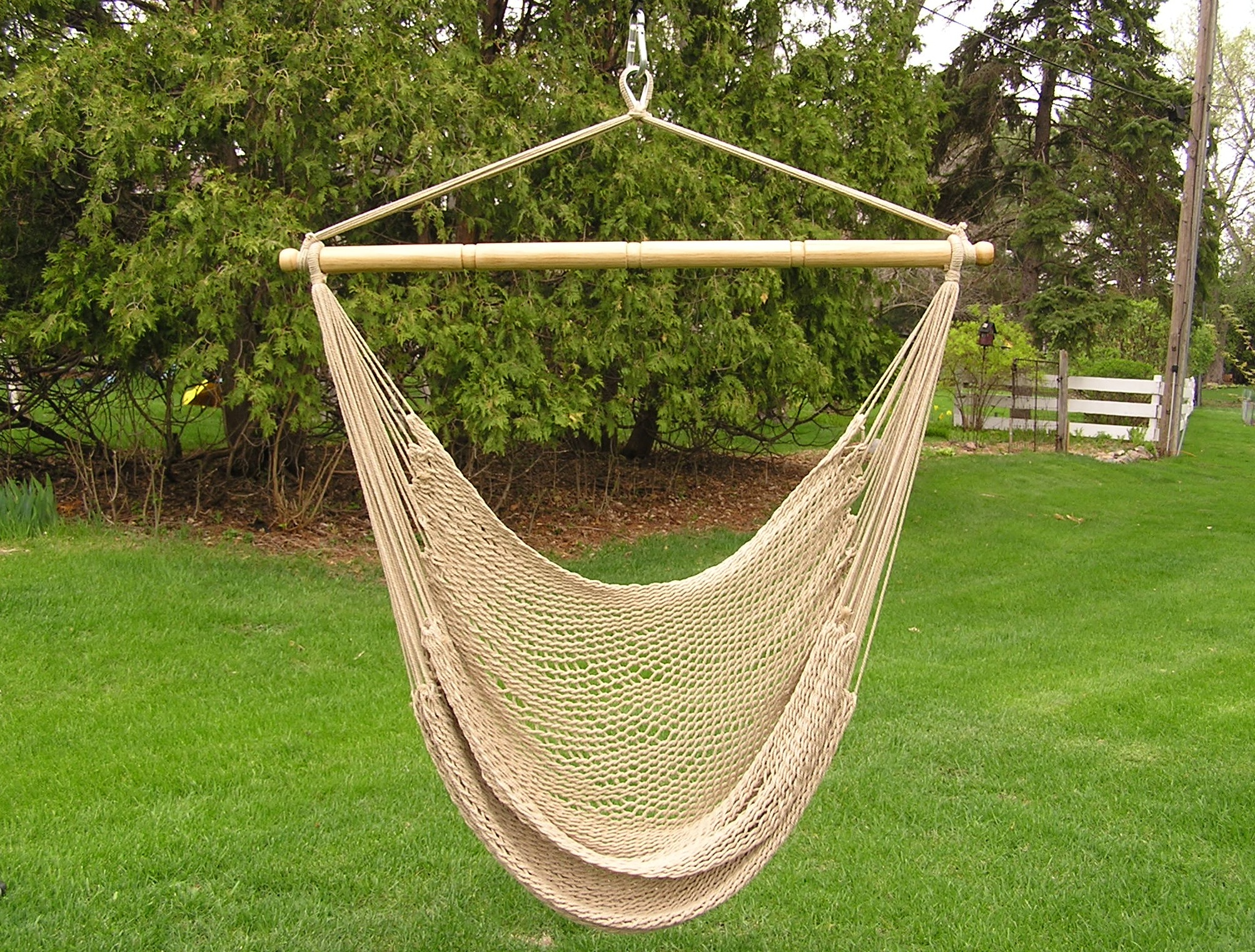 hammock chair swing tan rope swing main