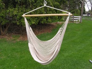 hammock chair swing white rope swing left