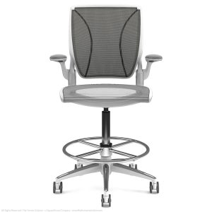 high back mesh office chair humanscale diffrient world drafting chair