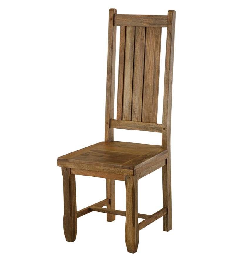 high back wooden chair