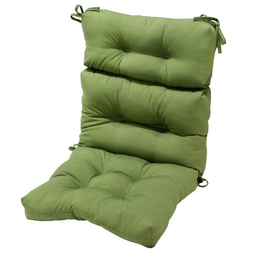 highback chair cushion greendale home fashions outdoor high back chair cushion