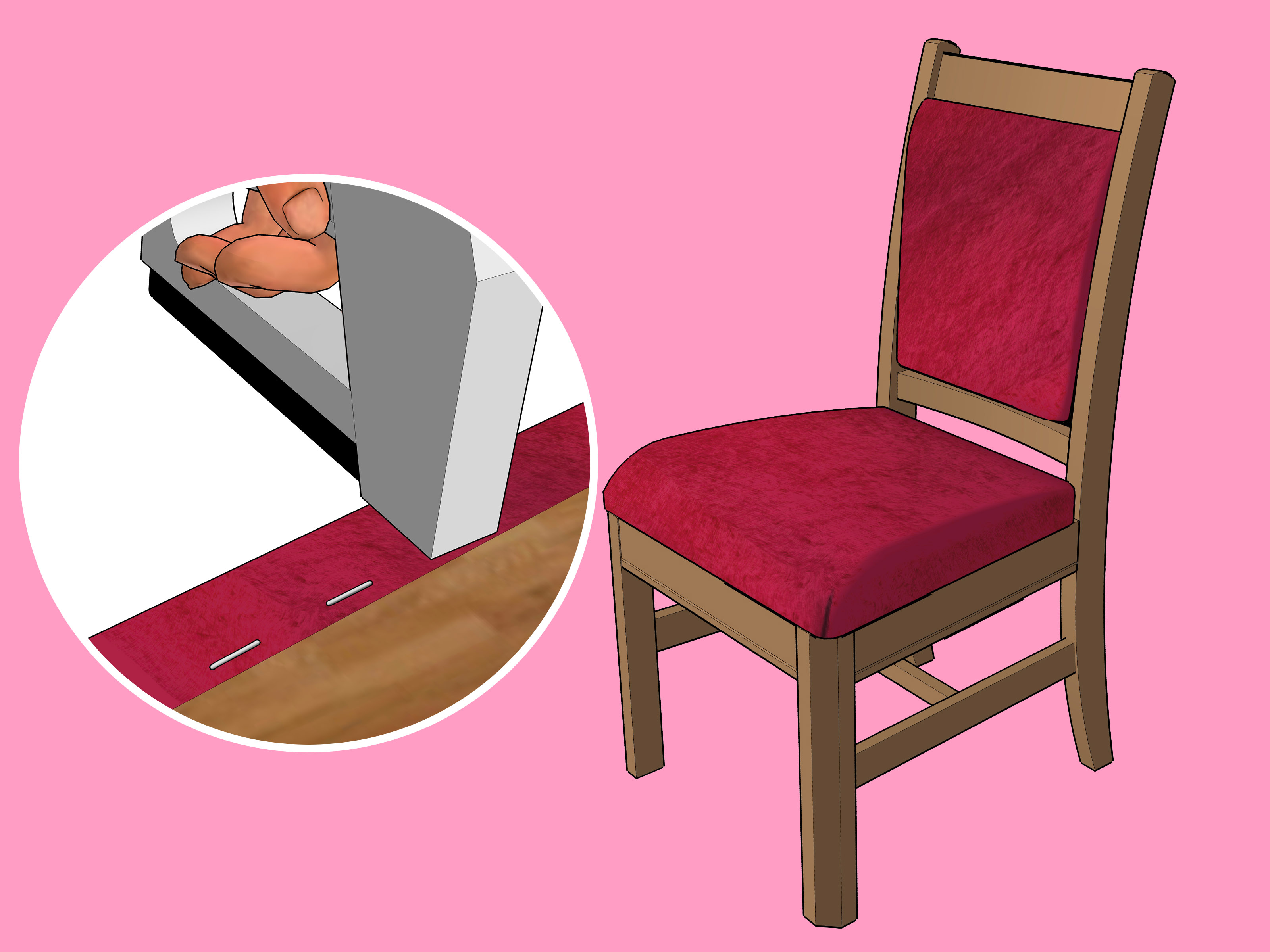 how to reupholster chair reupholster a chair step