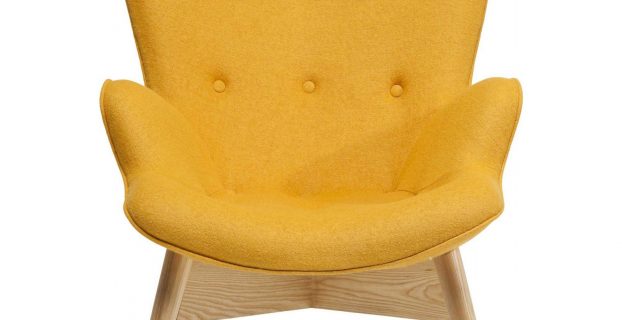 ikea yellow chair fauteuil retro angels wings jaune